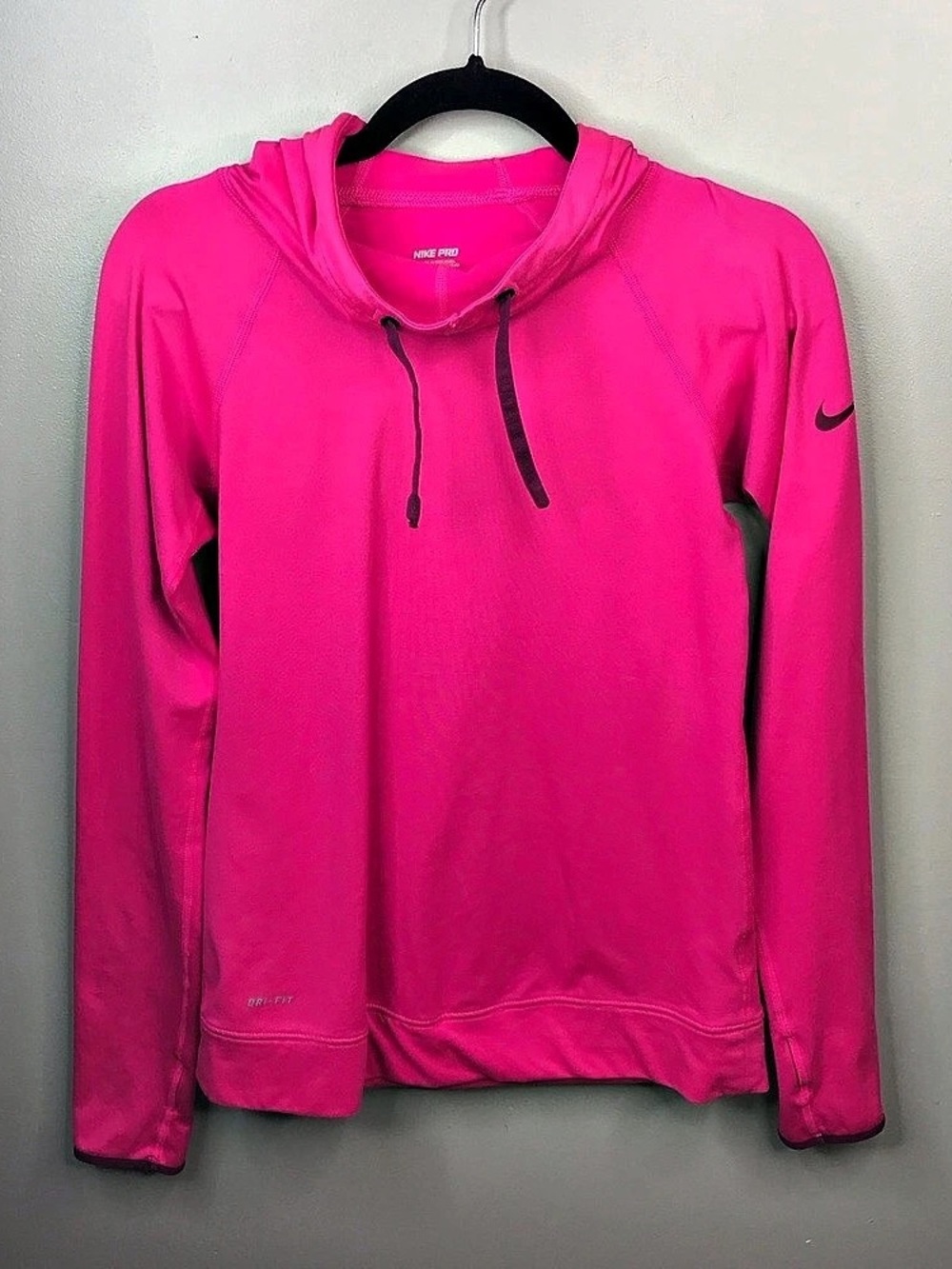 Nike Pro Dri-FIT Hoodie in Pink Sz Small